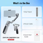 GIMBAL ZHIYUN CINEPEER CQ5 - Tay Cầm Chống Rung 3 Trục Dành Cho Điện Thoại - Hàng Chính Hãng / Bảo Hành 12 Tháng — ảnh 8
