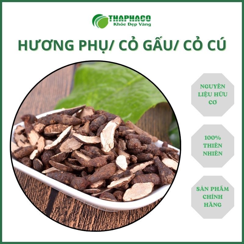 [Túi 1kg] Hương Phụ/Cỏ Gấu/Cỏ Cú - Hàng sạch thơm cao cấp chuyên dùng để sắc nước và pha trà