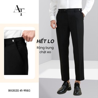 Quần Âu Nam Sidetab HS HOÀNG SỰ GROUP Có Đai Chỉnh Eo Form Baggy Phong Cách Hàn Quốc QTCAP