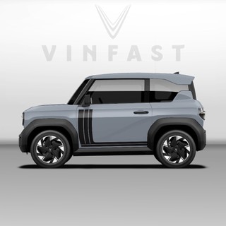 Tem dán xe VF3 - Decal dán xe VF3 MẪU TEM THỂ THAO CÁ TÍNH . 1 bộ dán 2 bên ( mẫu VF3 - 64 )