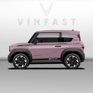 Tem dán xe VF3 - Decal dán xe VF3 MẪU TEM THỂ THAO CÁ TÍNH . 1 bộ dán 2 bên ( mẫu VF3 - 65 )