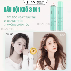 JUAN - Bình xịt dầu gội đầu khô 3 in 1 | Chính hãng | - Sẵn Hàng