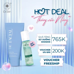 Sữa rửa mặt lên men sạch sâu IDr.Skin Facial Cleansing Gel hỗ trợ phục hồi phục hồi và tái tạo 120g