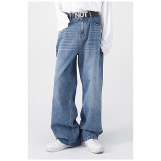 Quần Jean bò baggy nam nữ Xanh Đen RETRO Avocado ống rộng dáng suông xuông cạp cao nam bigsize 27-36