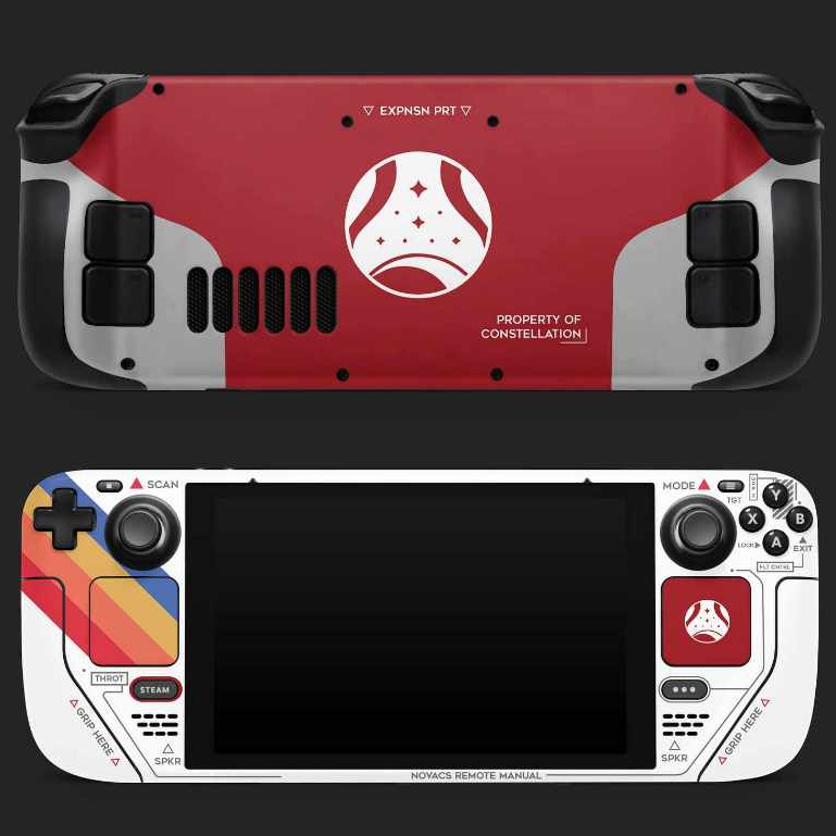 Skin dán Steam Deck / SD OLED mẫu Starfield Expnsn Prt | Film 3M | Miếng dán Steamdeck custom theo yêu cầu