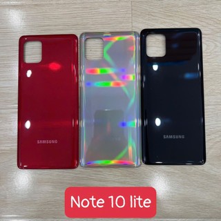 Lưng vỏ samsung Note 10 lite, lưng pin, nắp lưng có viền kính camera ngoài SM-N770F, SM-N770F/DS, SM-N770F/DSM