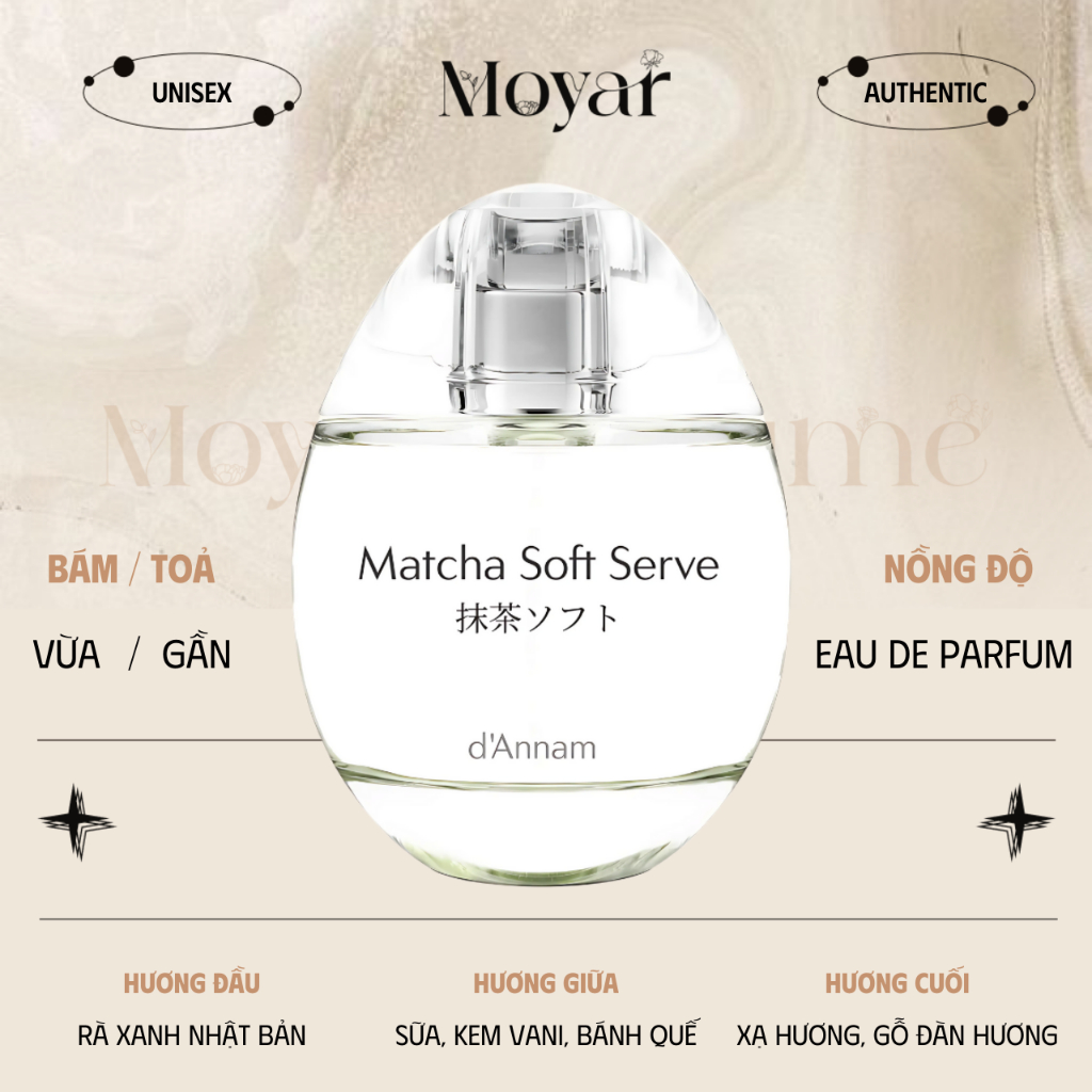 10ml d'Annam Matcha Soft Serve | Nước hoa unisex | Moyar Perfume ...