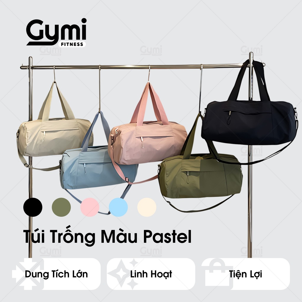 Túi Trống Thể Thao Màu Pastel - Đeo Chéo & Xách Tay, Phong Cách Hiện Đại - TuiTrongPastel