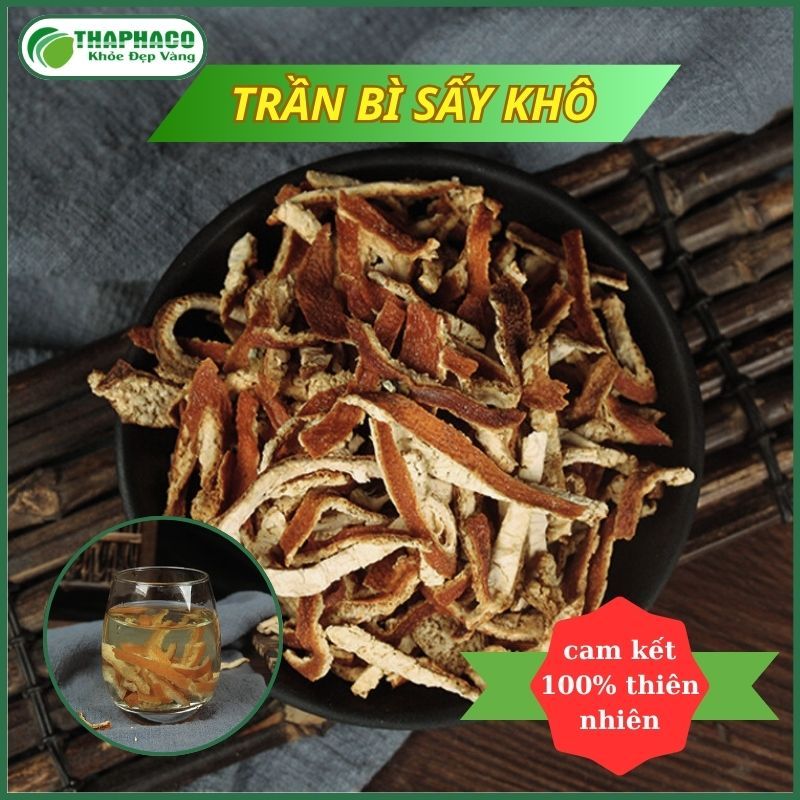 Trần bì sấy khô - Hàng sạch thơm cao cấp - túi lớn loại 1kg - Thảo Dược THAPHACO