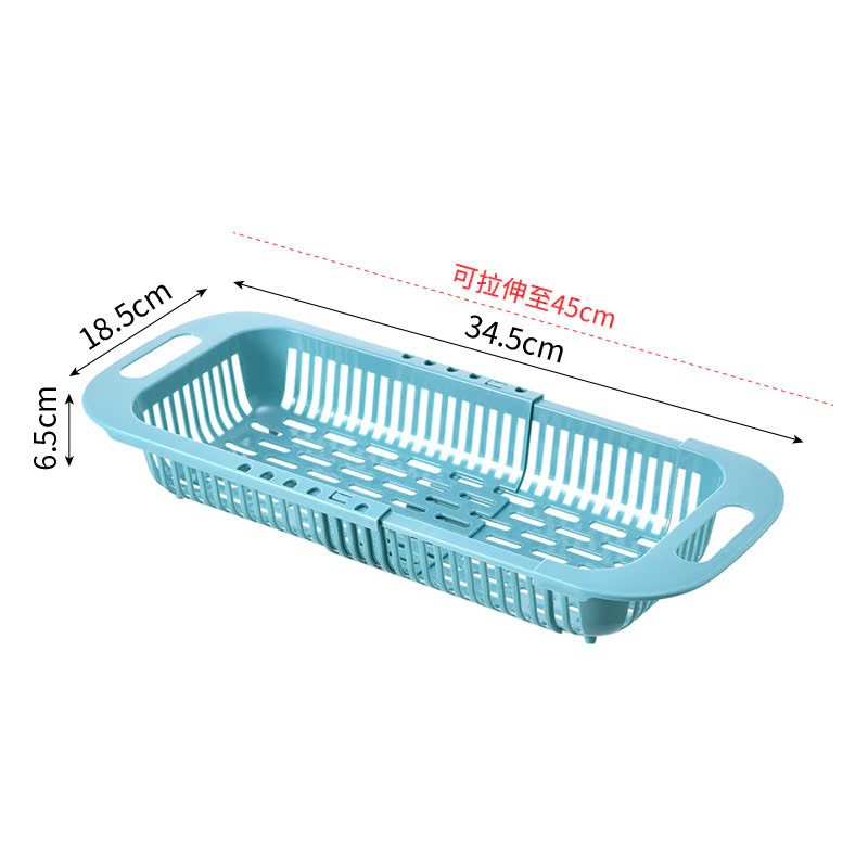 Khay rửa rau củ gác bồn rửa chén có thể tùy chỉnh vừa với mọi loại bồn 3 màu sắc