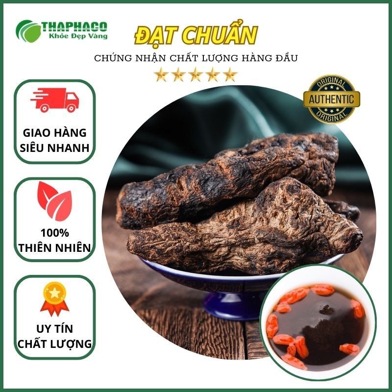 [Túi 1kg] Sinh địa hoàng sấy khô - Hàng sạch thơm cao cấp - Thảo Dược THAPHACO