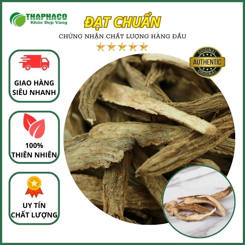 Tục đoạn sấy khô - Hàng sạch thơm cao cấp - Túi lớn loại 1kg - Thảo Dược THAPHACO