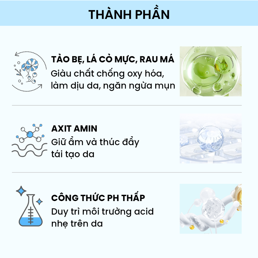 Ảnh Bộ đôi Sữa rửa mặt Freska Low pH 150ml và Nước hoa hồng HA 5 Essence 210ml 3