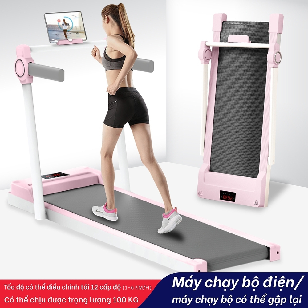 Ảnh BG - Máy chạy bộ điện TM300 sử dụng cho gia đình băng chạy chống rung (điều khiển bằng remote) 3