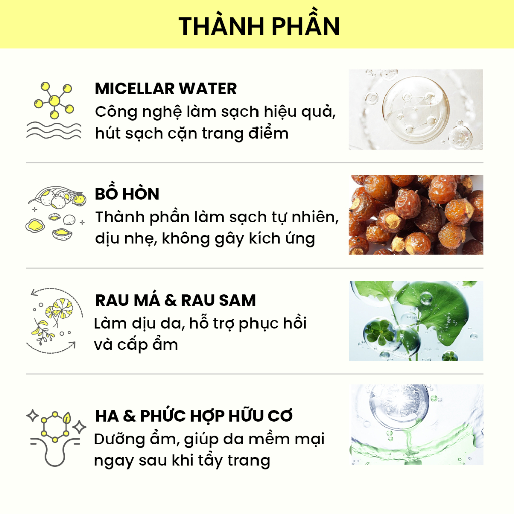 Ảnh Bộ đôi Nước Tẩy Trang Freska  Micellar 400ML + Nước Hoa Hồng Freska HA5 Essence 210ml 4