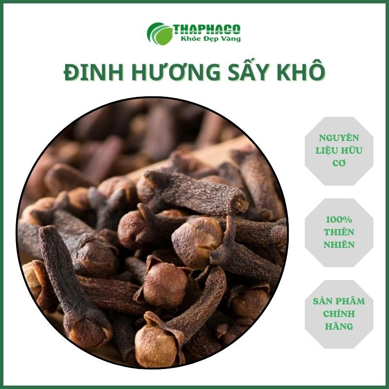 [Thảo Dược] Đinh Hương Khô Nguyên Chất - Hàng Loại 1 - Túi lớn 500gram - Thaphaco