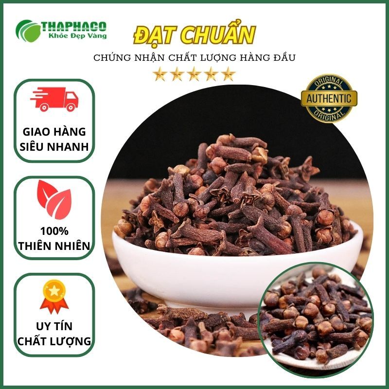 [Thảo Dược] Đinh Hương Khô Nguyên Chất - Hàng Loại 1 - Túi lớn 500gram - Thaphaco