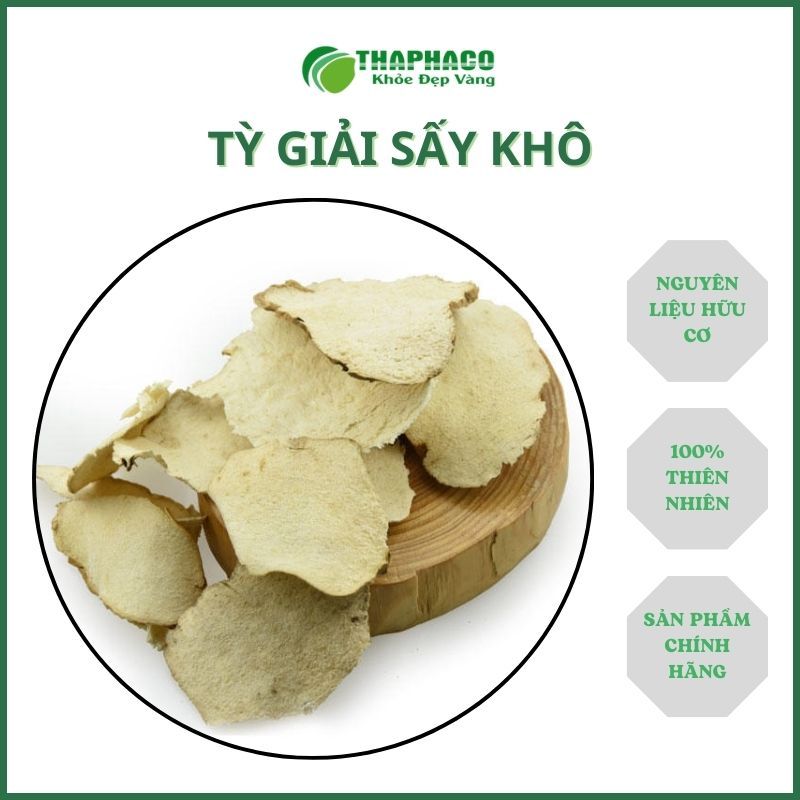 [Túi lớn loại 1kg] Tỳ Giải Khô Nguyên Chất -  Thaphaco - Hàng Loại 1