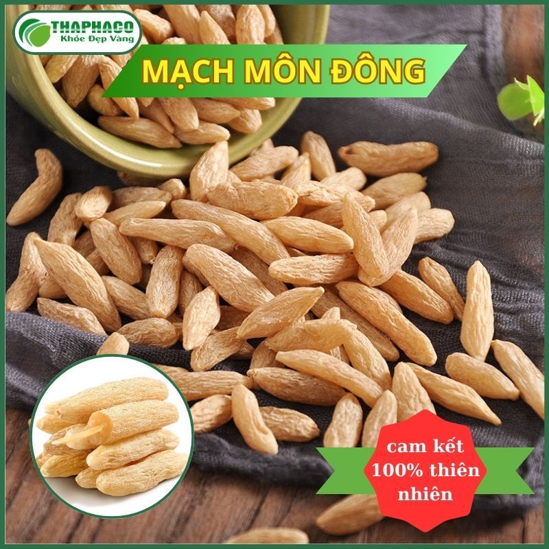 Mạch môn đông sấy khô - Hàng sạch thơm cao cấp - Túi 100gram - Thảo Dược THAPHACO