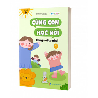 Sách - Bộ 6 Cuốn Cùng Con Học Nói - Bộ sách dành cho bé trên 1 tuổi - Phân loại lẻ - Finybooks