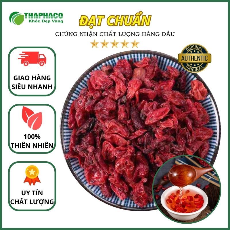 100gram sơn thù du sấy khô - hàng sạch thơm cao cấp - Thảo Dược THAPHACO