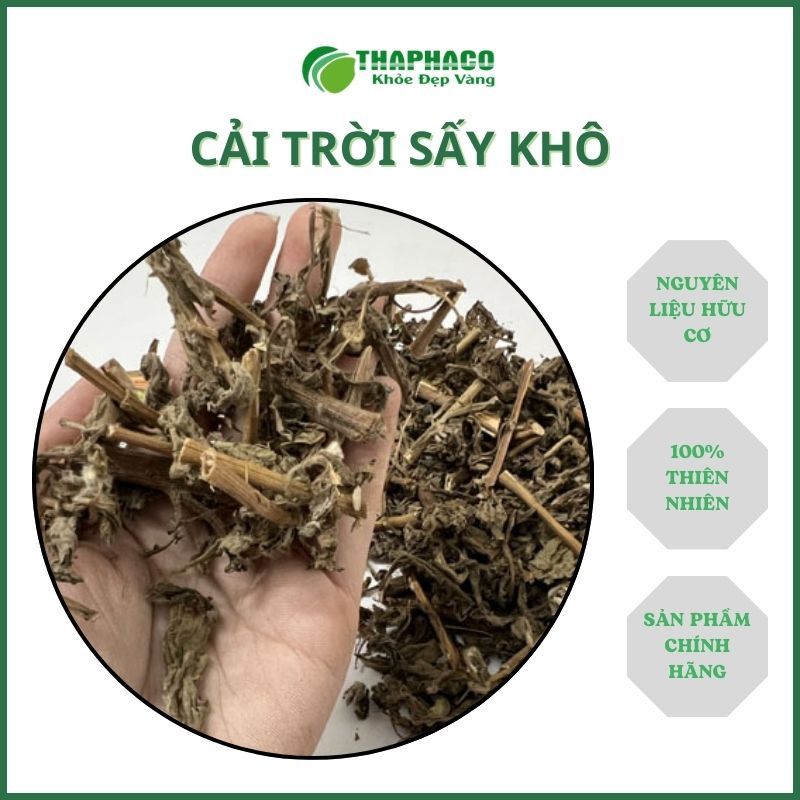 Cải Trời Khô Sấy Khô Nguyên Chất - Túi lớn loại 1kg - Hàng Loại 1 -  Thaphaco