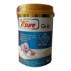 Sữa bột T.Sure Gold+ Tín Thành cho người lớn tuổi, tiểu đường, chắc xương 900g – 23HShopPremium
