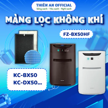 Màng lọc không khí Sharp: KI-BX50, KI-DX50,...Màng lọc Hepa, màng than hoạt tính, màng bù ẩm