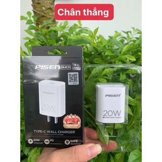 sạc nhanh Pisen 30W ,20W sạc nhanh PD 3.0 chính hãng, siêu bền BH 12 tháng