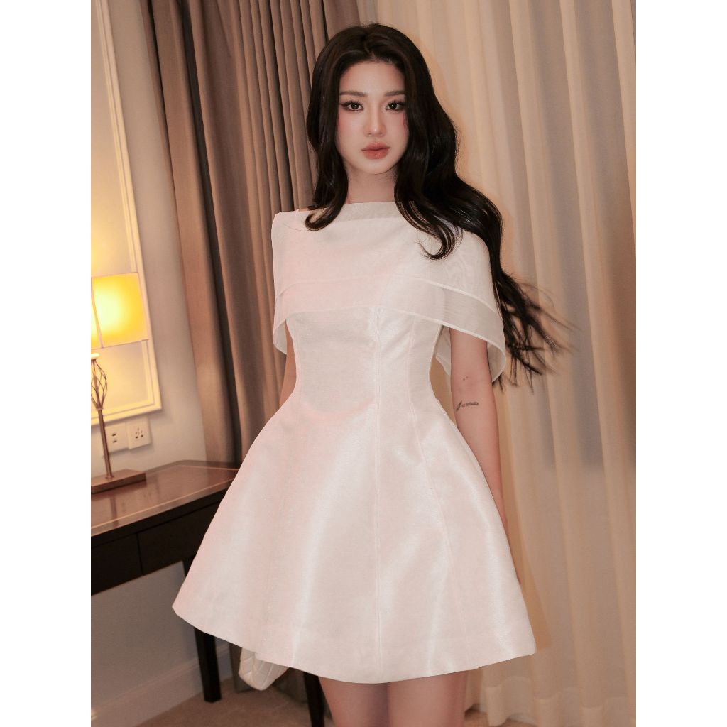 Ảnh JOVEN Đầm Nữ Cloe Hai Lớp Lót Lụa Không Co Dãn 2