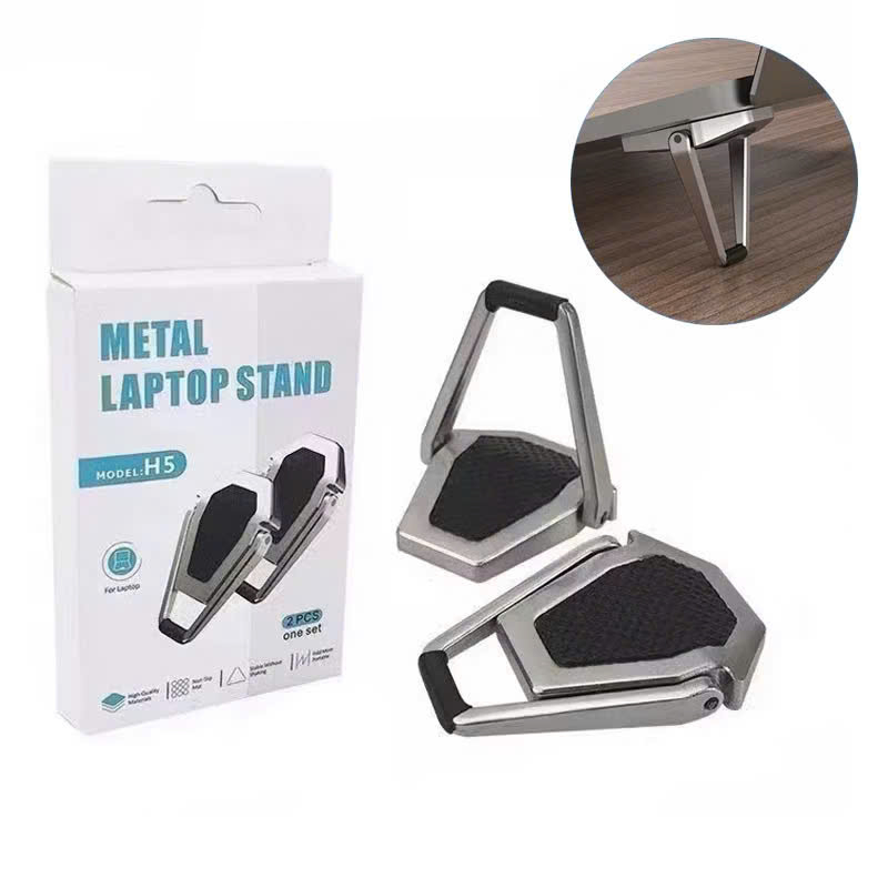 Giá Đỡ Laptop Mini Tản Nhiệt Chống Trượt Hợp Kim Loại ( Chân Kê Di Động Chịu Lực Ổn Định Nhỏ Gọn Tiện Dụng Giá Rẻ ) | BigBuy360 - bigbuy360.vn