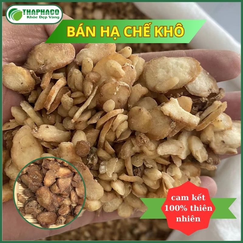 Bán hạ chế sấy khô - Hàng sạch thơm giá rẻ - Túi lớn loại 500gram