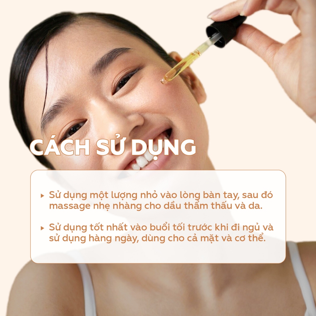 Ảnh Dầu Thầu Dầu UMIHOME nguyên chất giảm mụn thâm, dưỡng trắng cho da và dưỡng ẩm tóc, mi hiệu quả 30ml 2