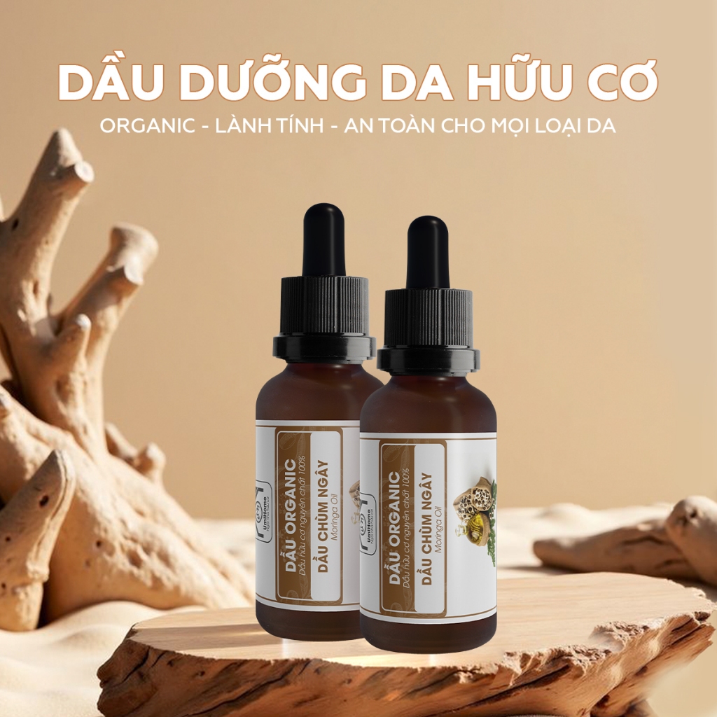 Ảnh Dầu Chùm Ngây dưỡng da hữu cơ UMIHOME nguyên chất 30ml 3