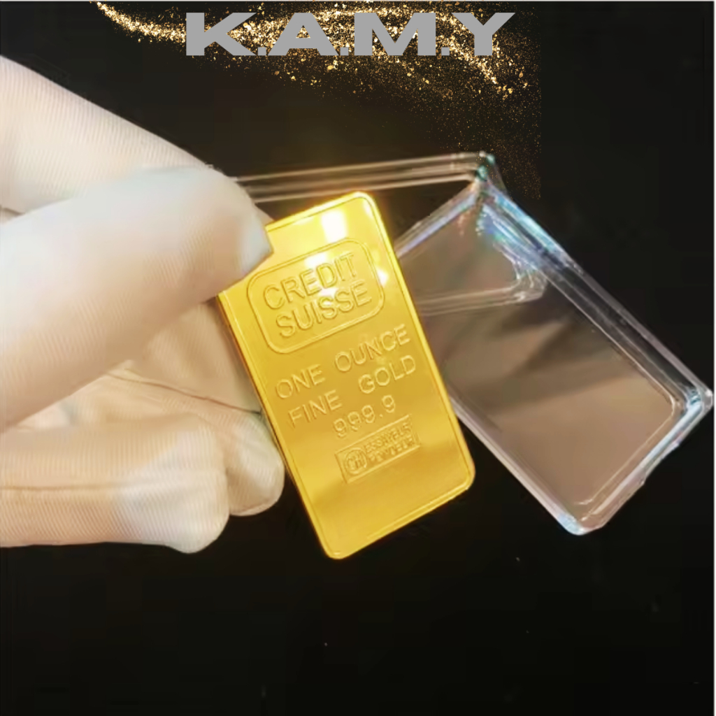 Thẻ Vàng 1 Lượng 9999 Loại cao cấp mạ vàng thật đảm bảo màu vàng 24k May Mắn - Trang Sức KAMY
