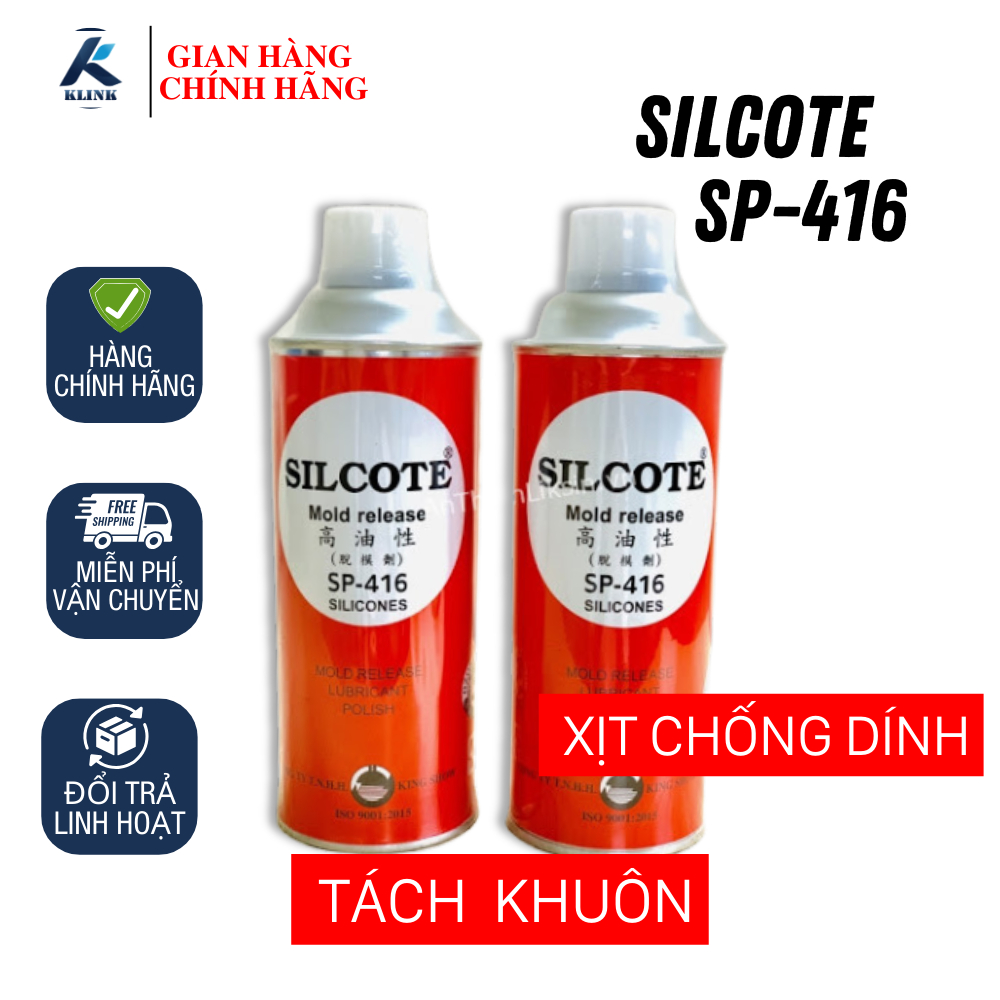 Bình xịt vệ sinh tách khuôn công nghiệp, dầu tách khuôn Silicon Silcote ...