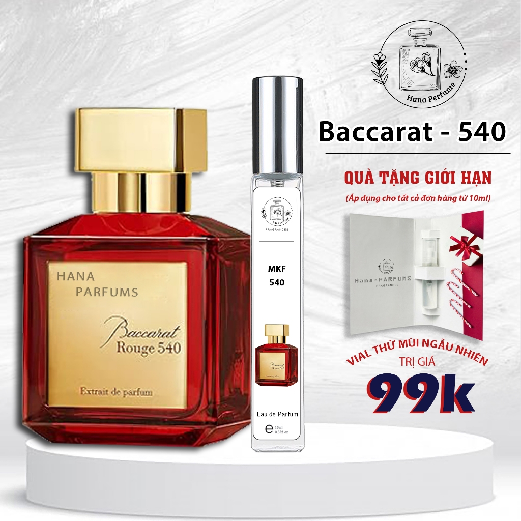 Nước Hoa Unisex Rouge 540 Extrait Chính Hãng Hana Perfume trẻ trung ...