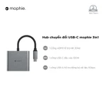 Hub chuyển đổi Type C mophie 3in1/7in1, Vỏ nhôm cao cấp/Truyền tải nhanh chóng, BH 2 năm 1 đổi 1 - Hàng chính hãng — ảnh 2