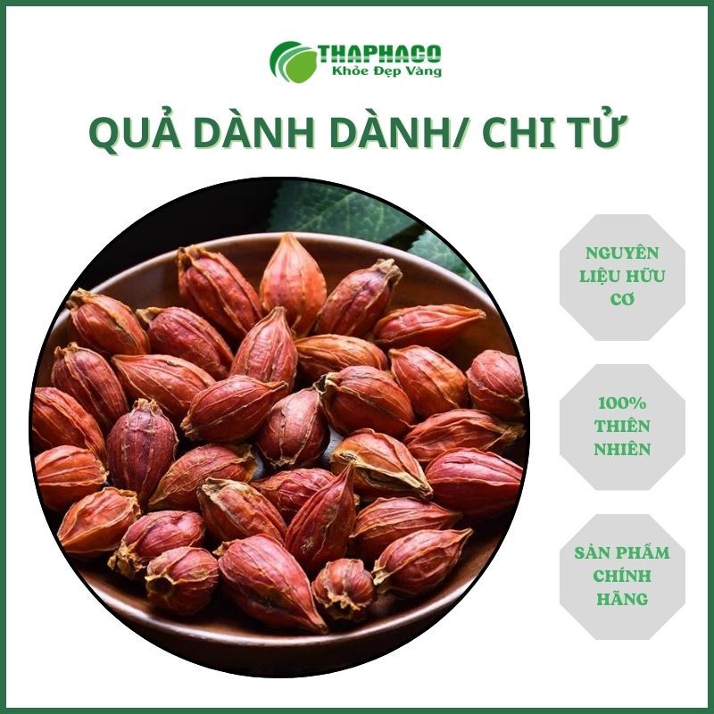 [Túi 1kg] Chi Tử/ Dành Dành Sấy Khô - Cao Cấp - Hàng sạch thơm giá tốt - Thaphaco