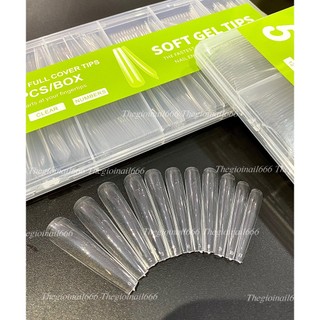 Móng Úp Thang Form Siêu Dài 5.5cm 240 PCS - Móng Tay Chuyên Nghiệp, Chất Liệu ABS Bền Đẹp, Tiện Lợi