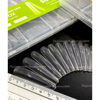Móng Úp Thang Form Siêu Dài 5.5cm 240 PCS - Móng Tay Chuyên Nghiệp, Chất Liệu ABS Bền Đẹp, Tiện Lợi