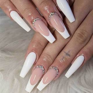 Móng Úp Vuông Ống Tre Siêu Dài 5.5cm 240 PCS - Móng Dẻo Cao Cấp Cho Nail Chuyên Nghiệp