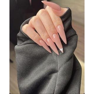 Móng Úp Vuông Ống Tre Siêu Dài 5.5cm 240 PCS - Móng Dẻo Cao Cấp Cho Nail Chuyên Nghiệp