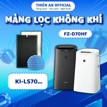 Màng lọc không khí thay thế Mã: KI-LS70, FZ-D70HF,... màng lọc Hepa, màng lọc than hoạt tính