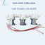 Van điện từ 24V máy lọc nước 2 đầu phi 6 in chữ dập chìm thân