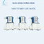 Van điện từ 24V máy lọc nước 2 đầu phi 6 in chữ dập chìm thân