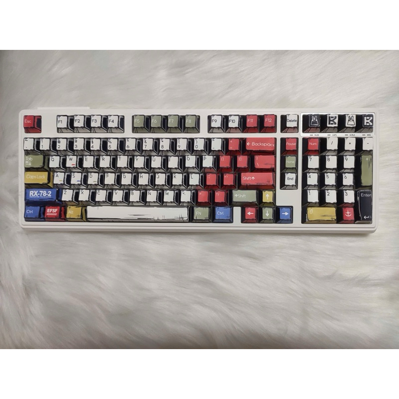 Keycaps Comic Gumdam profile cherry | BigBuy360 - bigbuy360.vn