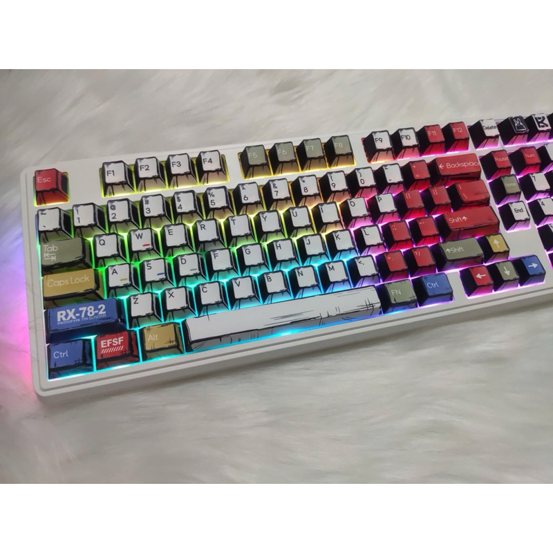 Keycaps Comic Gumdam profile cherry | BigBuy360 - bigbuy360.vn