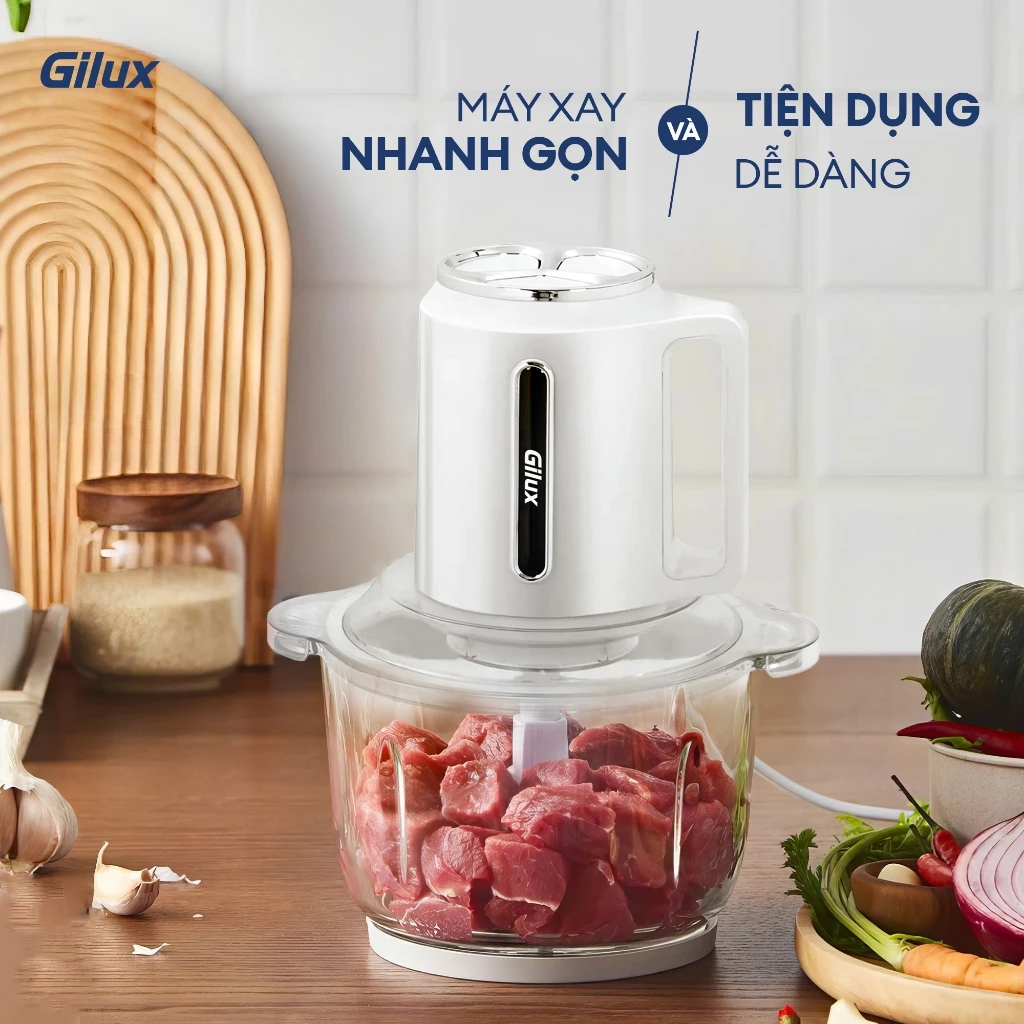 Tặng Trục Làm Ruốc] Máy Xay Gilux GX58 Đa Năng - Dung Tích 2L - Công Suất  300W - Cối Thủy Tinh | Shopee Việt Nam