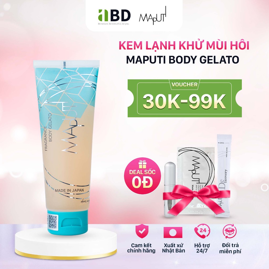 Kem Lạnh Khử Mùi Hôi Toàn Thân Maputi Fragrance Body Gelato Ngăn Mồ Hôi ...
